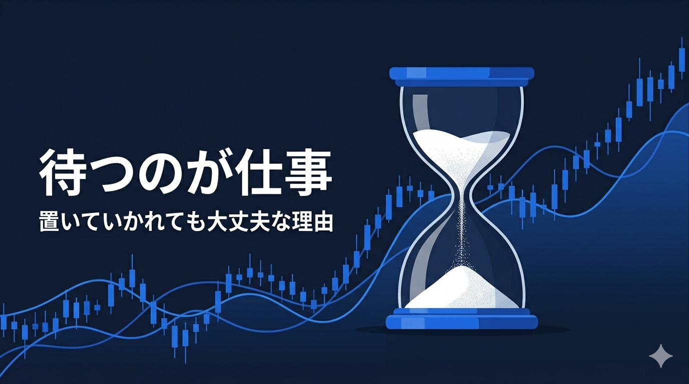 FXで「待つ」をストレスにしない考え方【置いていかれても大丈夫な理由】